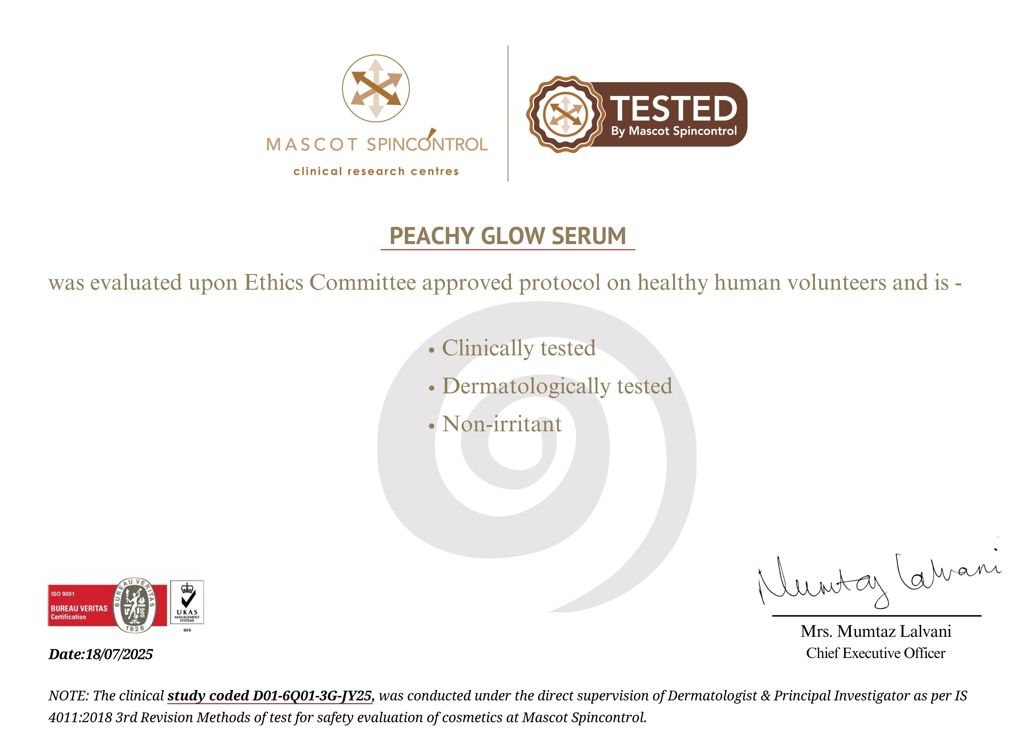 Peachy Glow Serum